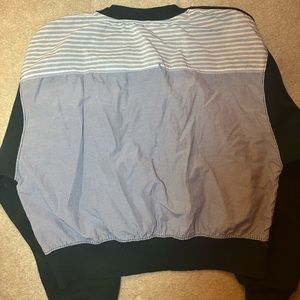 ZARA dark green crew neck